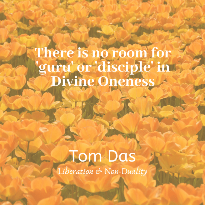 No room for guru or disciple