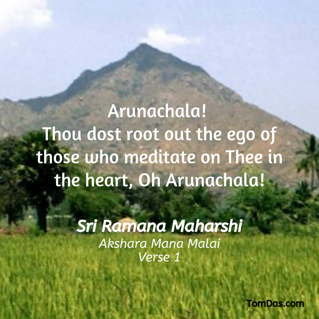 Ramana Thou dost root out the ego